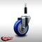 Service Caster 4'' SS Blue Poly Wheel Swivel 7/8'' Expanding Stem Caster SCC-SSEX20S414-PPUB-BLUE-78 - alternate 2